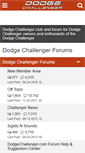 Mobile Screenshot of dodgechallenger.com