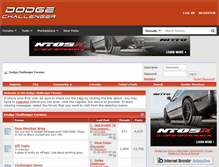 Tablet Screenshot of dodgechallenger.com